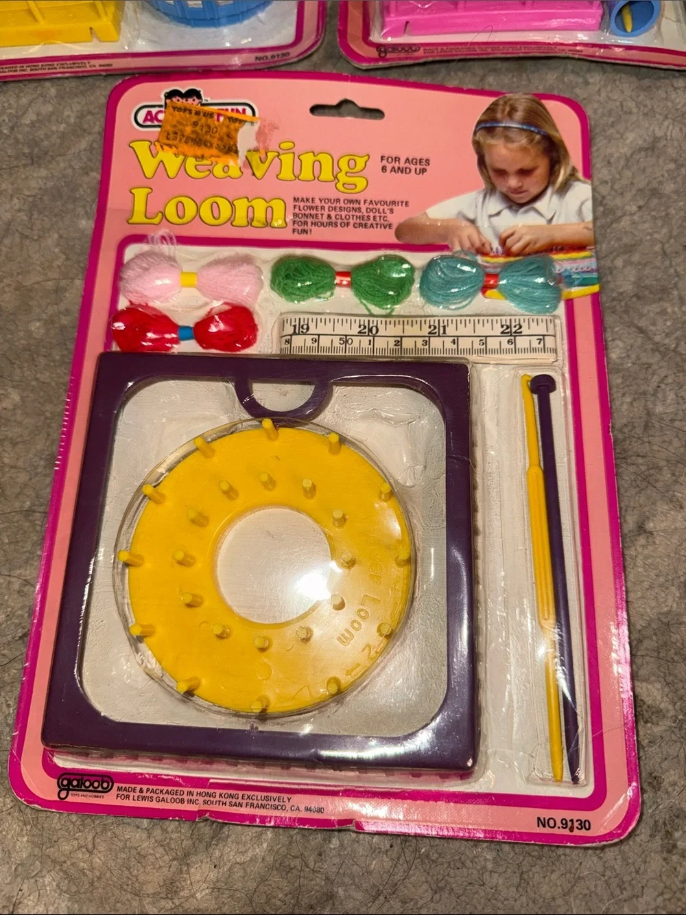 Vintage Activi-T-Fun Weaving Loom Craft Kits Set of 3 - Unopened NOS Retro -